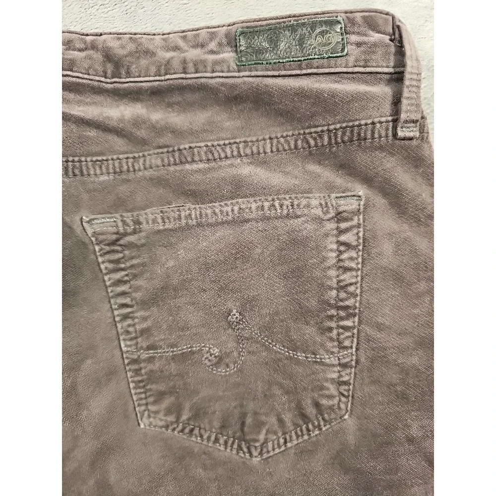 AG Stevie Ankle Pants Jeans Womens 28 28R Black‎ Velvet USA Limited Edition